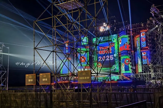 Dự Án Cung Cấp Giằng Giáo Cho Sự Kiện Tiger Remix 2026 Tại Quảng Trường Hùng Vương – Mỹ Tho
